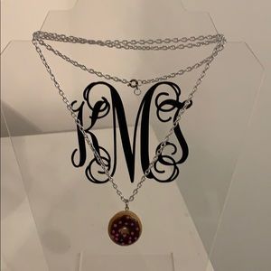 Donut Charm Necklace